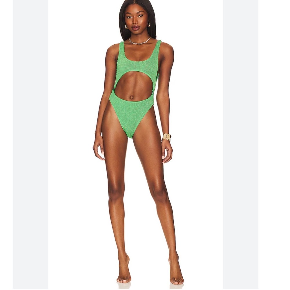 Good American Always Fits Sculpt Monokini in Summer‎ Green Size 0/00